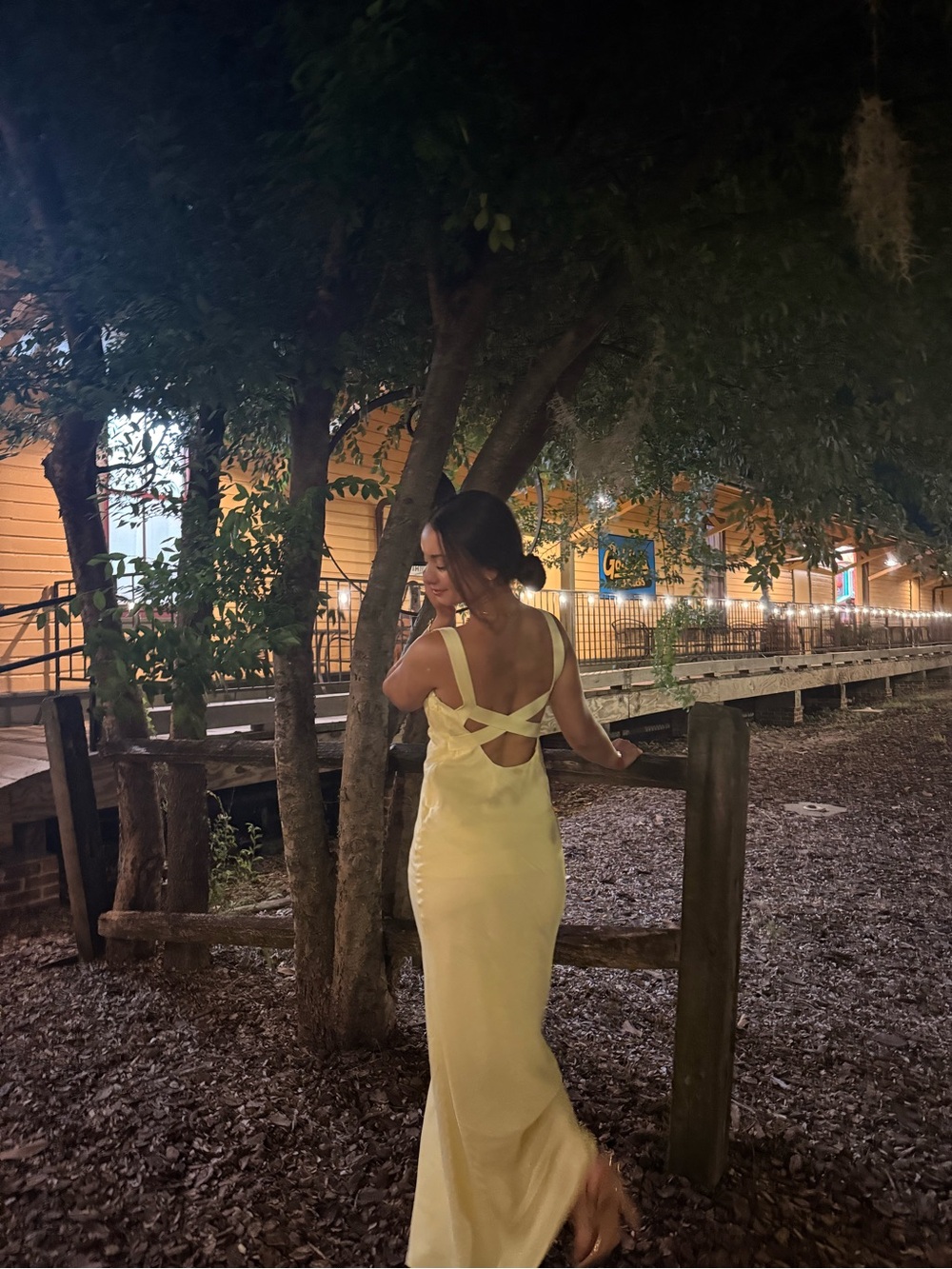 Meshki Ensley Satin Maxi Dress - Picture 4 of 5
